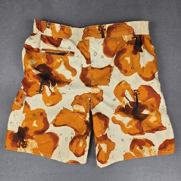 Breakwater Board‎ Shorts Mens Medium Floral Hawaiian Pattern Beach Pool Cruise - Picture 3 of 6